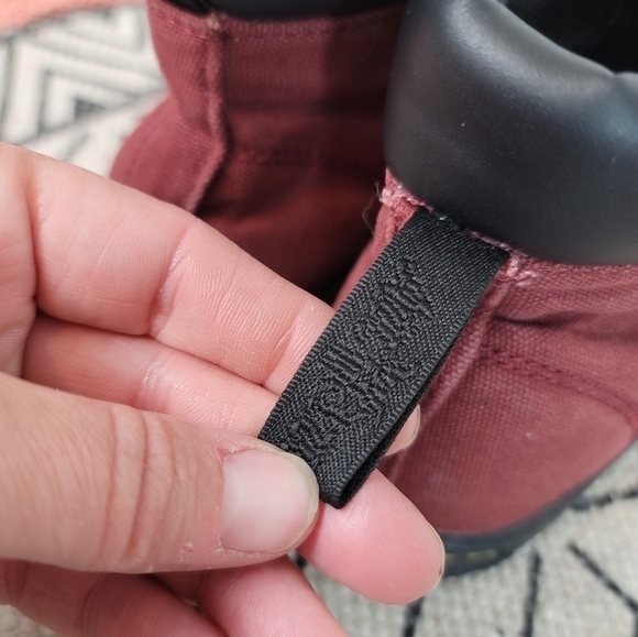 Dr. Martens Burgundy Combat Boots - Picture 9 of 15